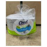 Pack of 100 White Compostable Platters