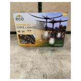 Outdoor LED String Cafe Lights, 48 Ft