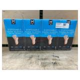 Disposable Food Gloves, 500-Count, Four Boxes