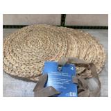 4 Handwoven Water Hyacinth Placemats