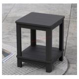 Keter Resin Outdoor Side Table with Shelf