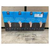 Three Boxes of Disposable Food Gloves
