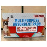 Multipurpose Absorbent Pads, 120-Count