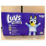 Luvs Platinum Protection Diapers, Size 6, 104 Ct
