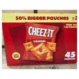 Cheez-It Original Crackers, 45 Pouches