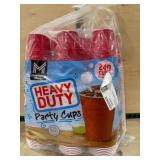 Pack of Heavy-Duty Plastic Party Cups