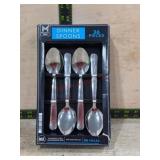 36-Piece Stainless Steel Dinner Spoons Set