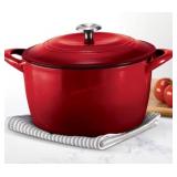 Cast Iron 7-Quart Dutch Oven with Lid