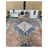 Washable Accent Rug With Skid-Resistant Backing