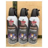 3 Electronic Compressed-Gas Dusters