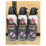 Compressed Gas Electronics Duster, 3-Pack