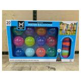 Reusable Water Balloons Set, 20 Pieces