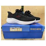 Men's Black Skechers Hands-Free Sneakers, Size 8
