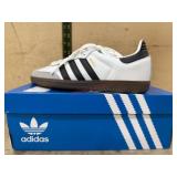 Adidas Samba OG Shoes, White/Black, Size 9.5 US