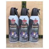 Three Electronics Compressed Air Dusters