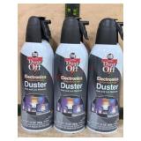 Three Falcon Dust-Off Electronics Dusters