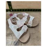 Toddler Size 10 Glitter Strap Sandals