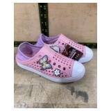 Pink Slip-On Clogs with Decorative Accents