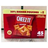 Cheez-It Original Baked Snack Crackers, 45 Pouches