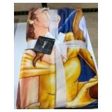 Beauty and the Beast Themed Throw Blanket