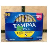 Tampax Pearl Regular Tampons Box of 96