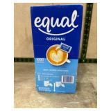 Equal Original Zero Calorie Sweetener, 1000 Packet