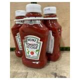 3-Pack of Heinz Tomato Ketchup Bottles