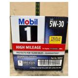 Mobil 1 High Mileage 5W-30 Motor Oil, 6-Pack