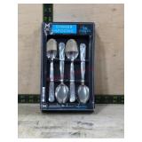 36-Piece Stainless Steel Dinner Spoon Set