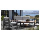 Vista Seating Set with Sunbrella Fabric, 4pc-