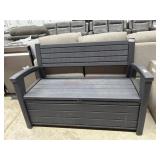 Scratch & dent Keter Hudson Plastic Storage Bench