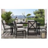 New Sheffield Dining Set with Sunbrella Fabric,