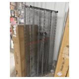 Open box appears complete 4 tier steel wire