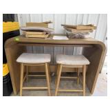 Scratch and dent dahlia high dining set needs