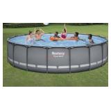 Bestway Power Steel 18ï¿½ x 48ï¿½ Round Above Ground