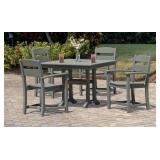 POLYWOOD Gulf Shores Dining Set, 5pc- MSRP $1099