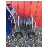 Yard hose with hose cart
