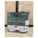 Six-Pack Premium Chunk Chicken Breast in Water