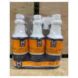 Oven, Grill, and Fryer Cleaner, 4-Pack