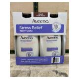 Aveeno Stress Relief Body Wash Twin Pack