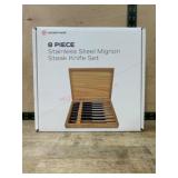 8-Piece Stainless Steel Steak Knife Set
