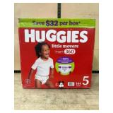 Huggies Little Movers Size 5 Diapers, 144 Ct