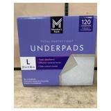 120 Disposable Underpads, 23 x 36 Inches