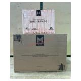 Case of Disposable XL Underpads, 25 Units