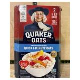 Quaker Oats Quick 1-Minute Oats, 2 Pack