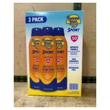3-Pack Banana Boat Sport Sunscreen SPF 50 Spray