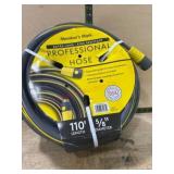 Yellow and Black Kink-Resistant Garden Hose, 110 f