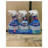 Clorox Bathroom Bleach Foamer Spray, 3-Pack