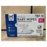 Refreshing Scent Baby Wipes, 1152 Count
