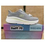 Skechers Gray Swift-Fit Ladies Sneakers, Size 9